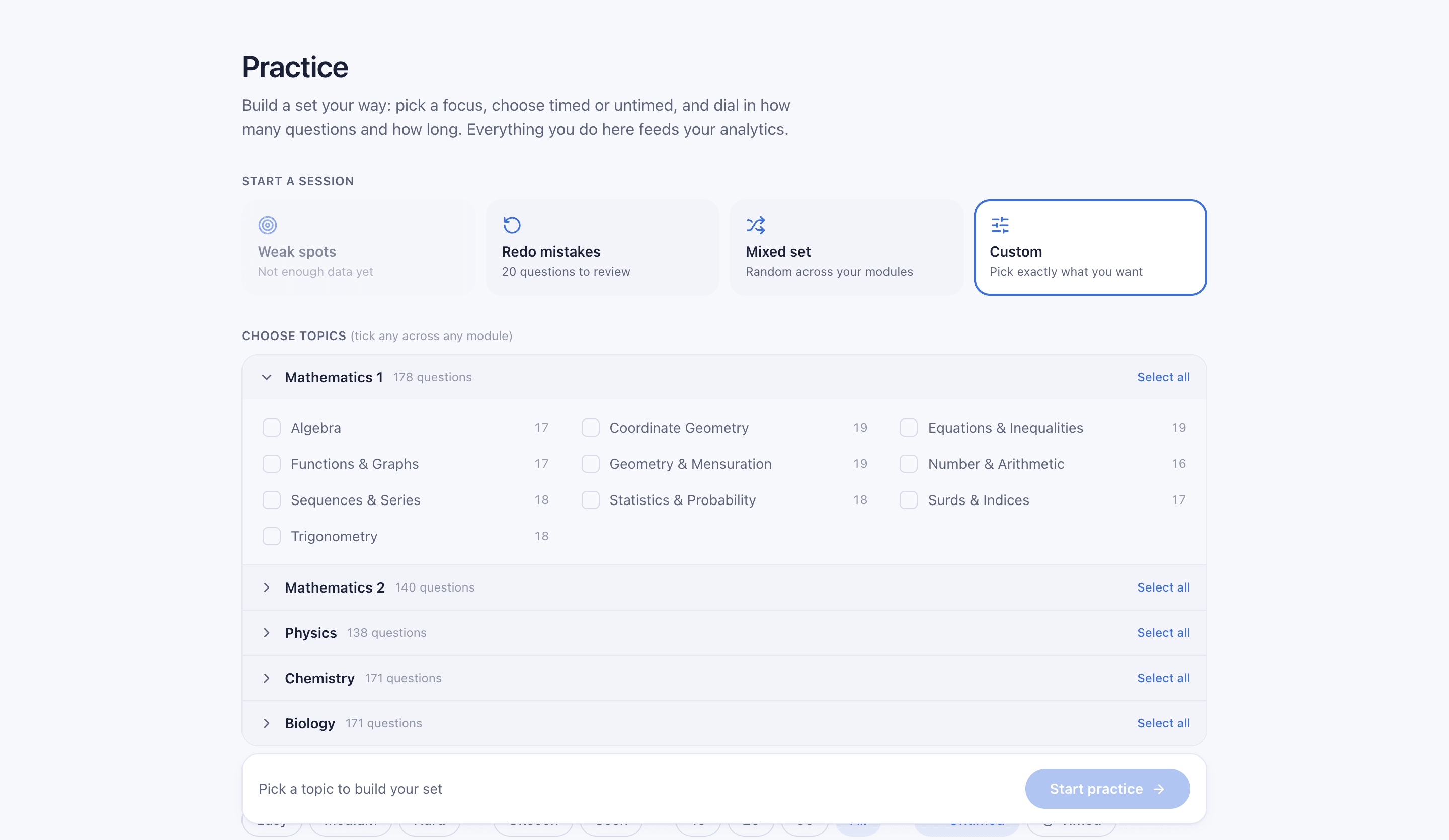 Practice — Trivial app